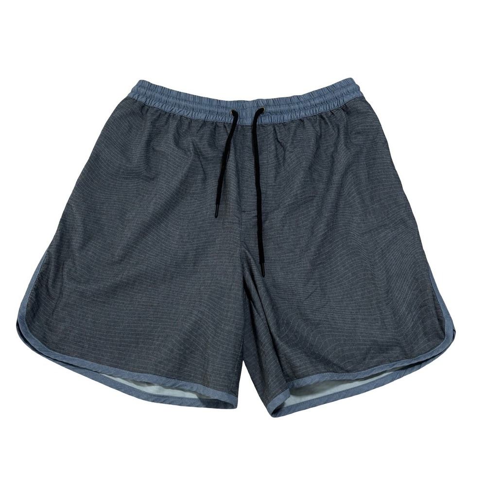Rails Men's Drawstring Swim Trunks Gray Size Medium 30 x 6.5